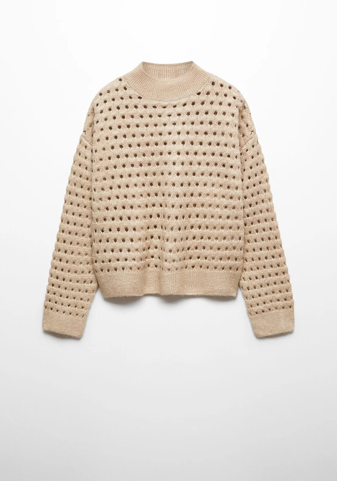 Perkins neck knitted sweater