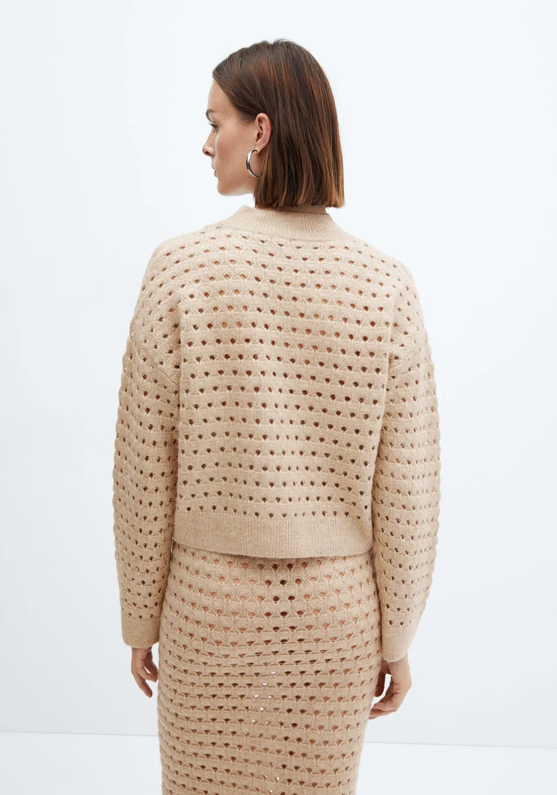 Perkins neck knitted sweater