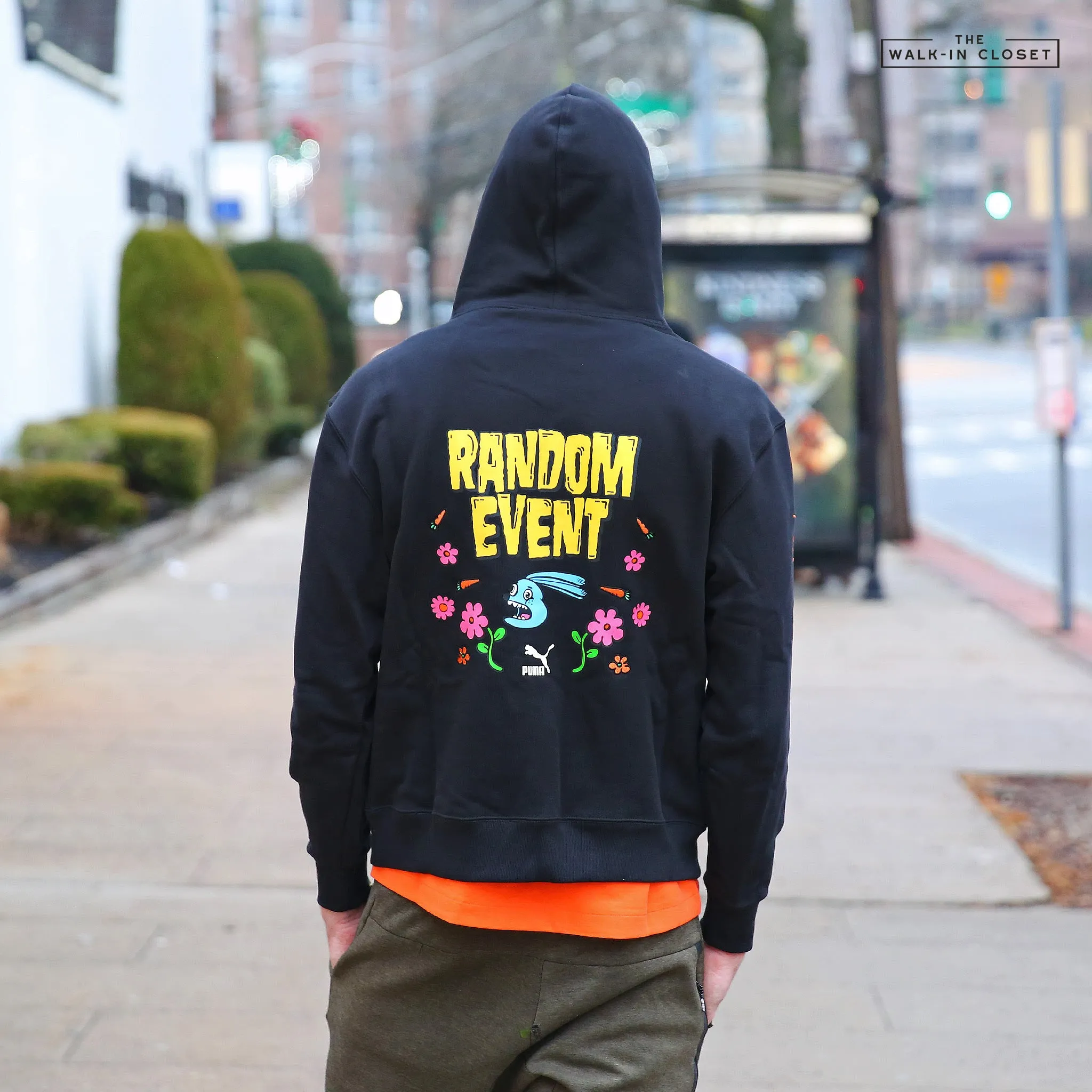 PUMA X RANDOMEVENT PULL OVER GRAPHIC HOODIE - 596662-01