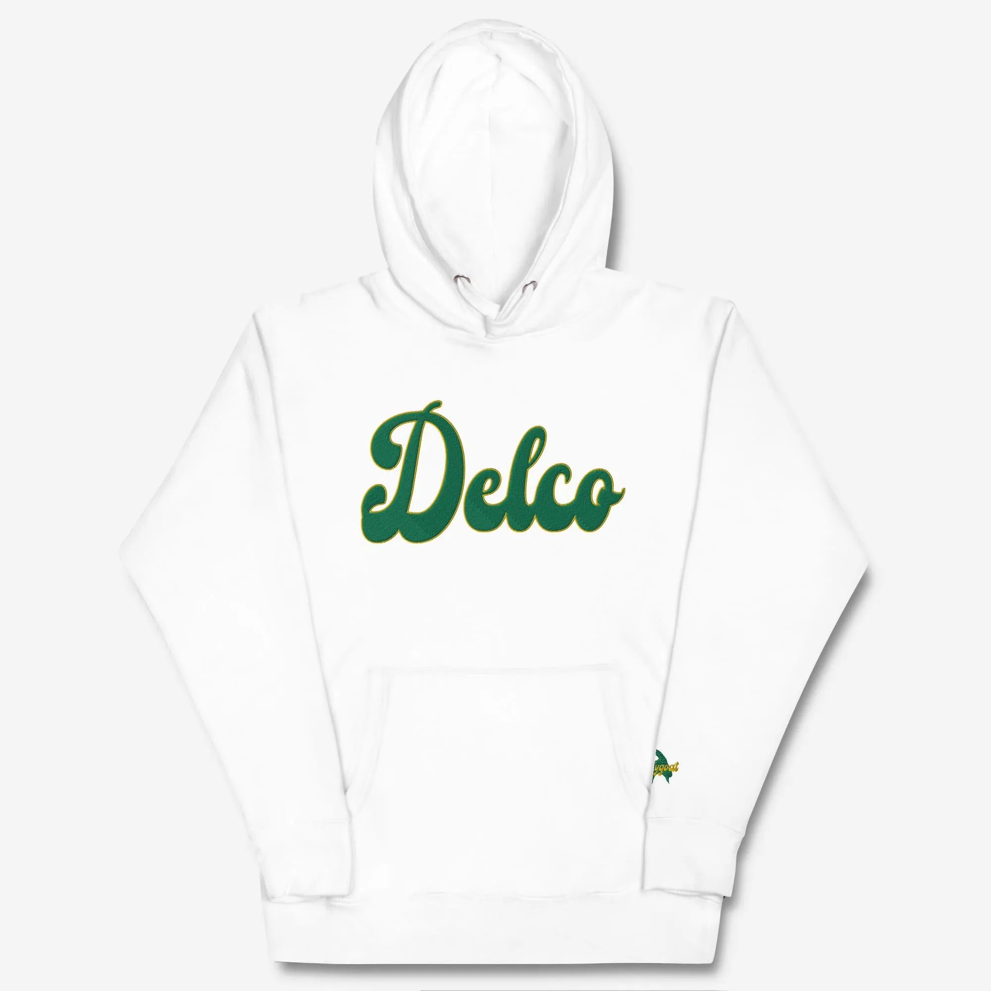 "Delco" Embroidered Hoodie