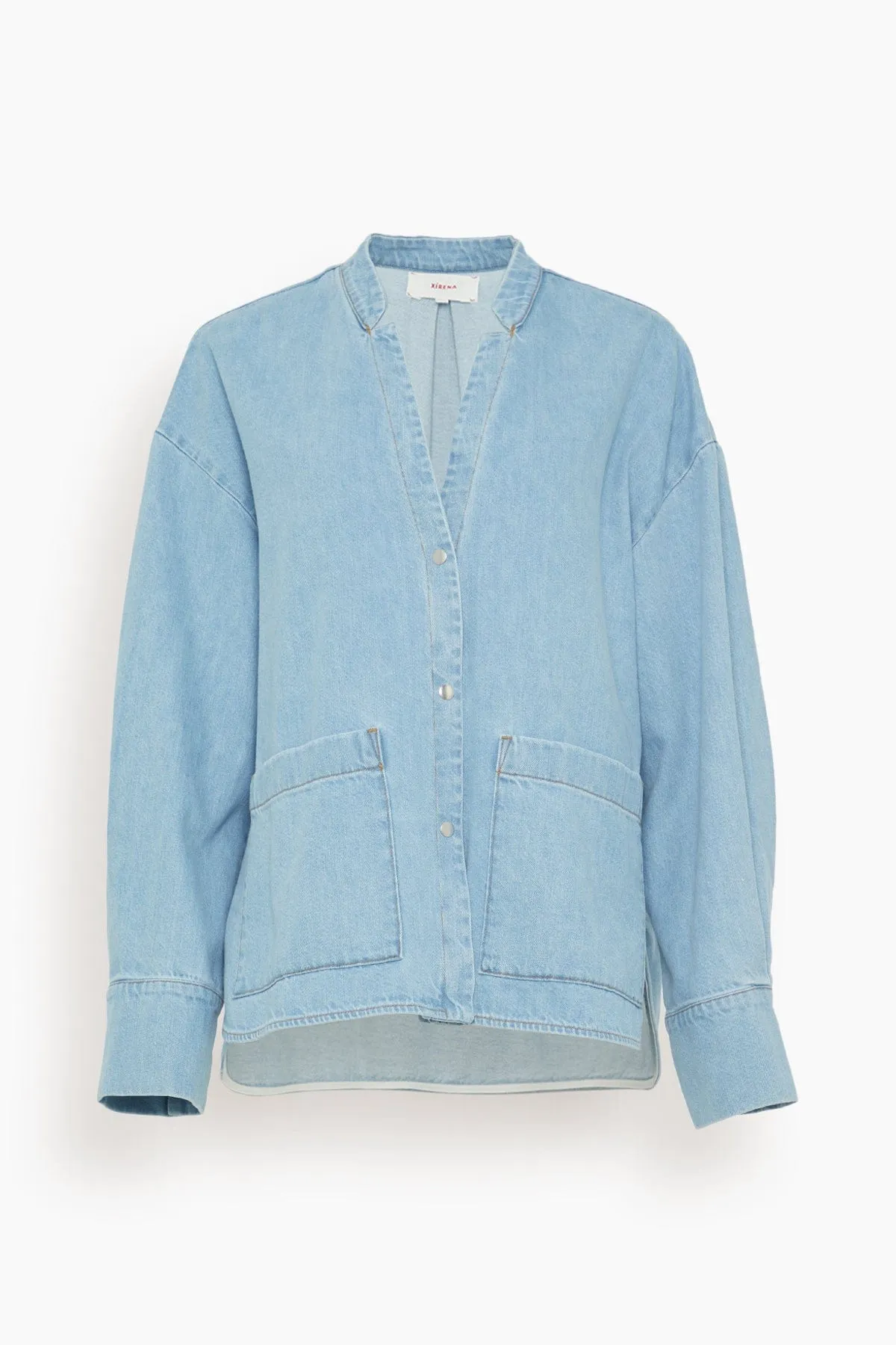 Reeves Jacket in Light Blue Denim