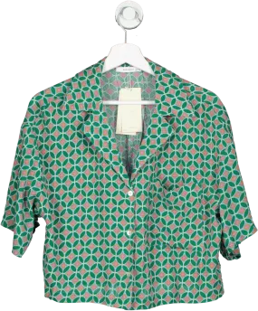 Reserved Green Pocket Detail Shirt Co-ord UK 8