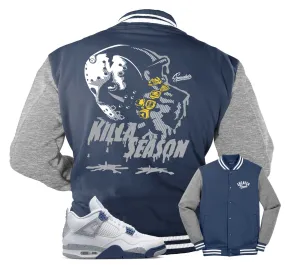 Retro 4 Midngiht Navy Jacket - Killa Season - Navy