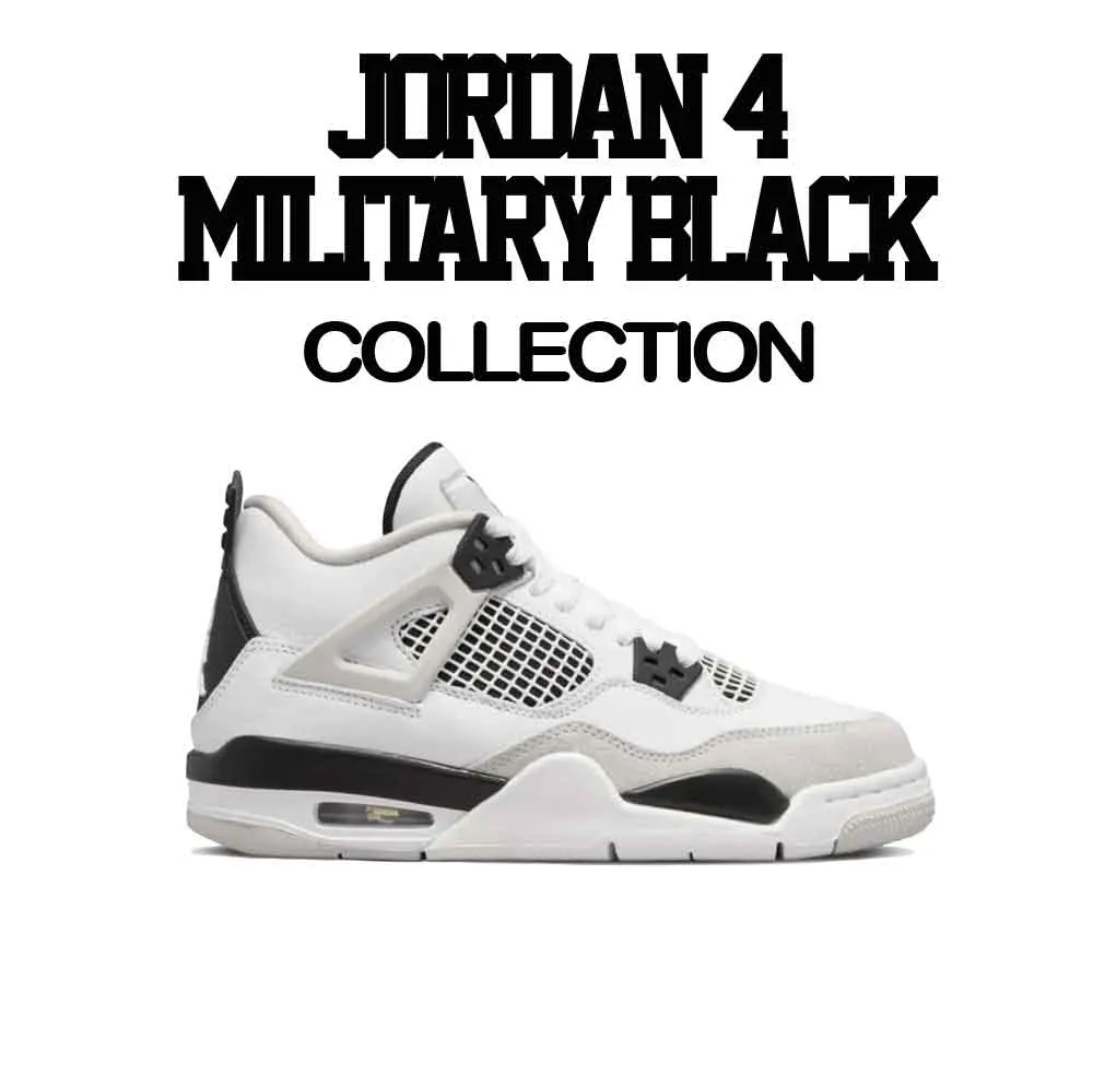 Retro 4 Military Black Jacket - Fly kicks - Black