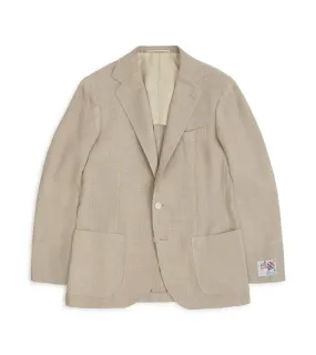 Ring Jacket Wool Mesh Balloon Jacket: Beige