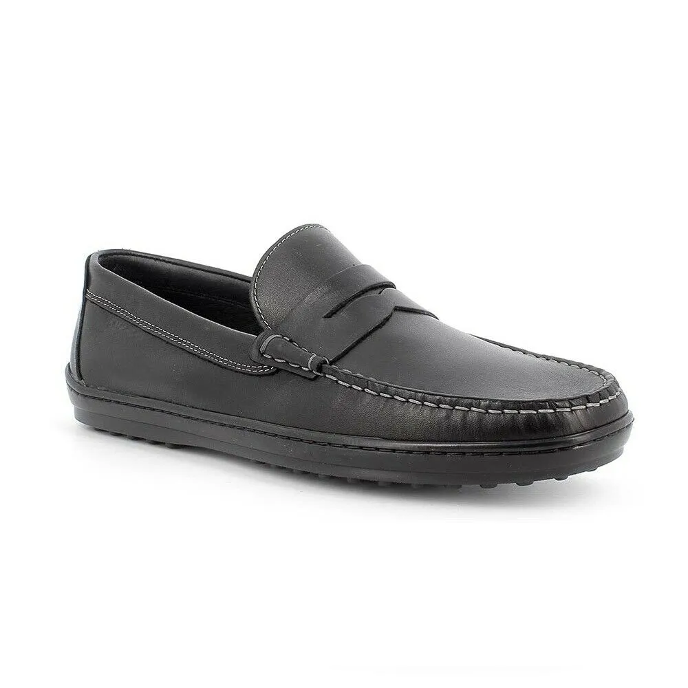 Scarpe uomo IGI&CO - Art. 7117600 mocassino nero in pelle  casual