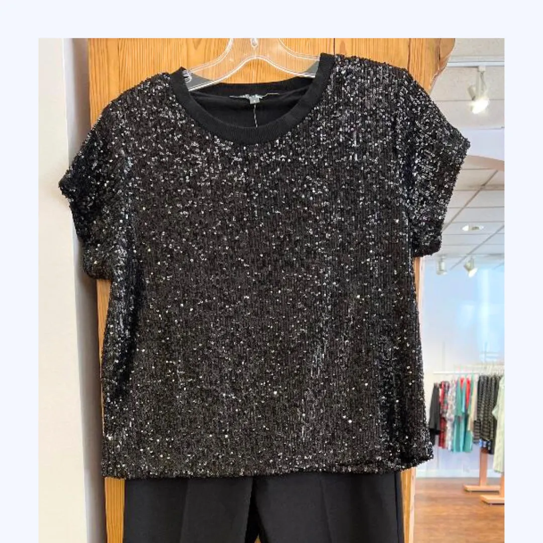 Sequin Tee