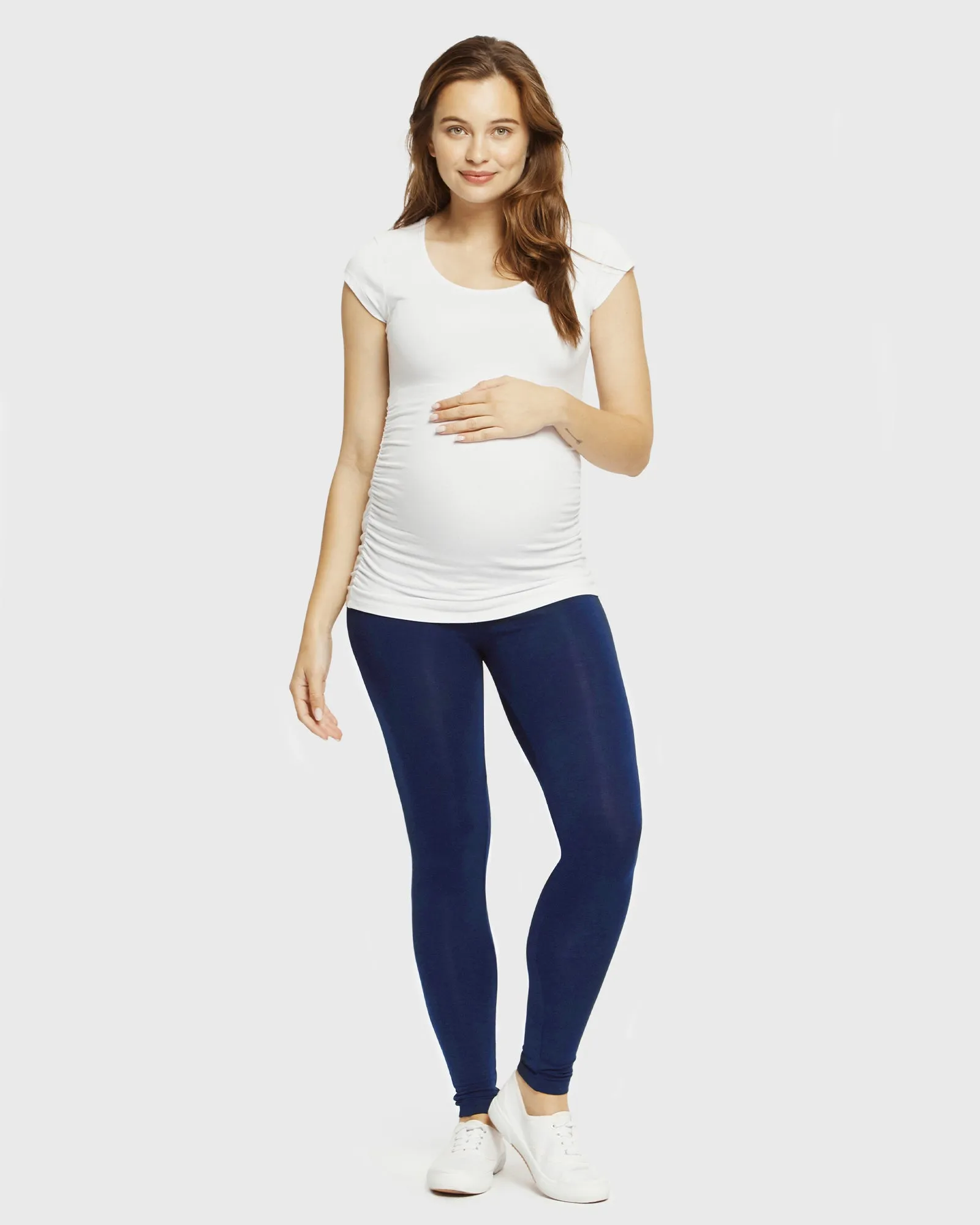 Soft Bamboo Leggings - Navy