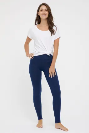 Soft Bamboo Leggings - Navy