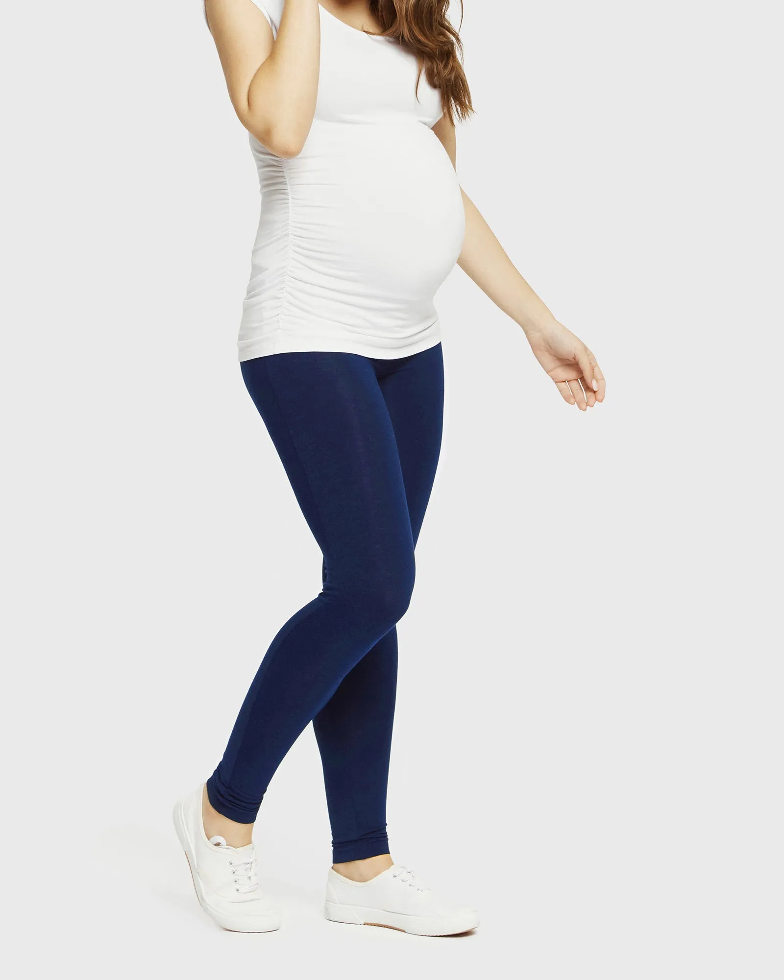 Soft Bamboo Leggings - Navy