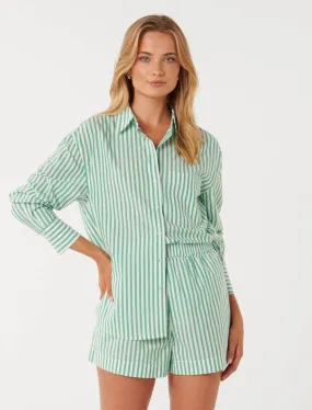 Sophie Stripe Poplin Shirt