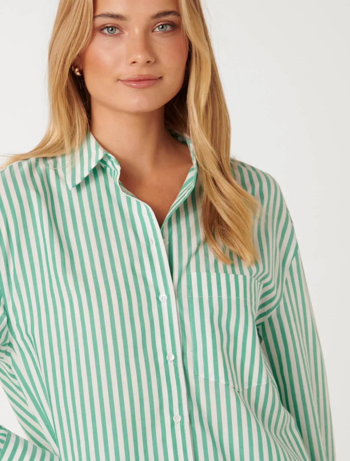 Sophie Stripe Poplin Shirt