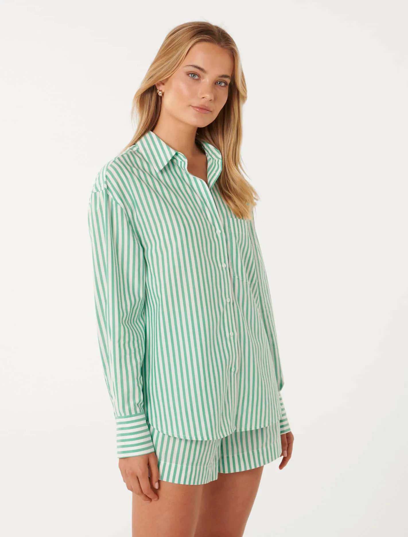 Sophie Stripe Poplin Shirt