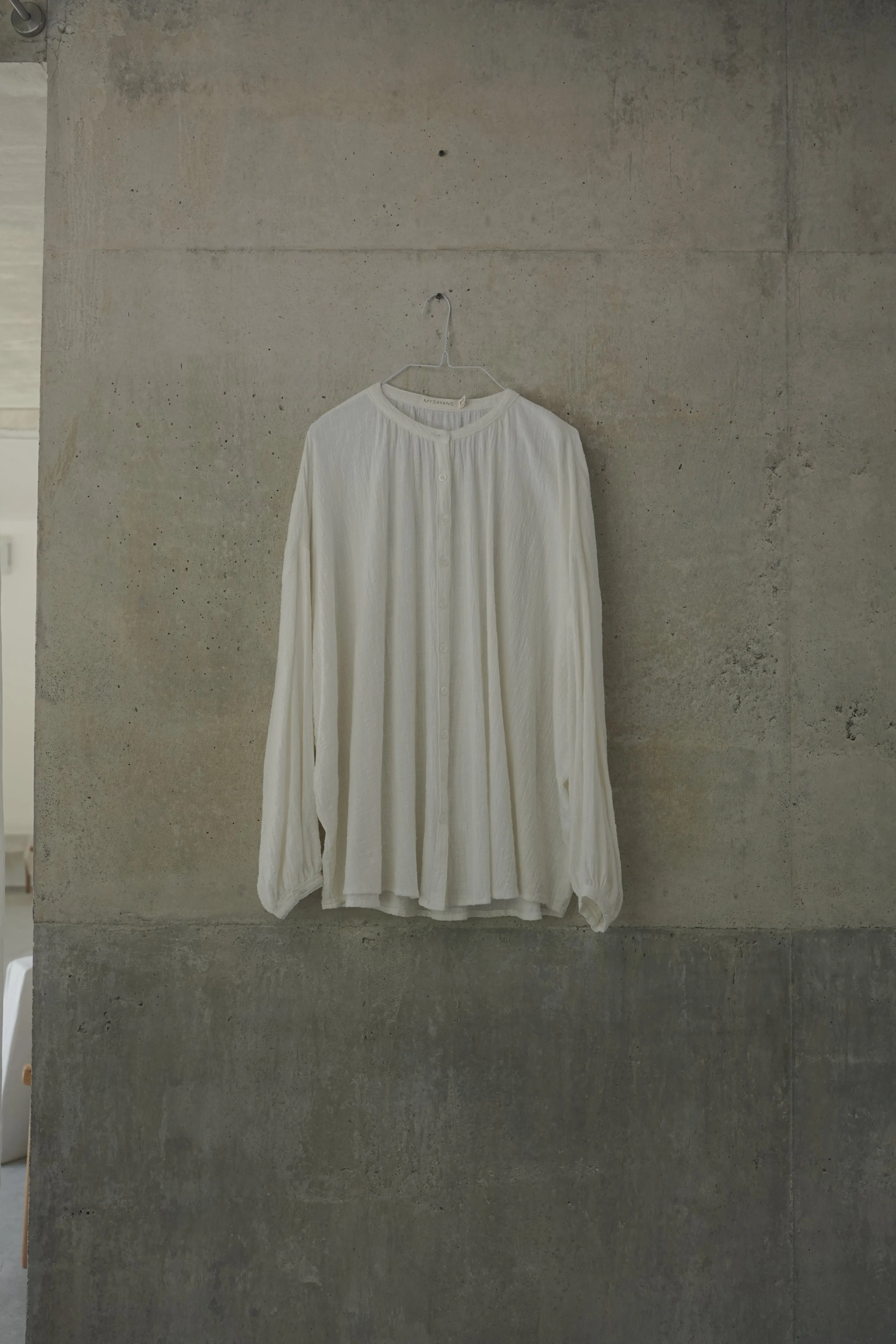 TERLALU [ too ]  -  structured rami cotton blouse