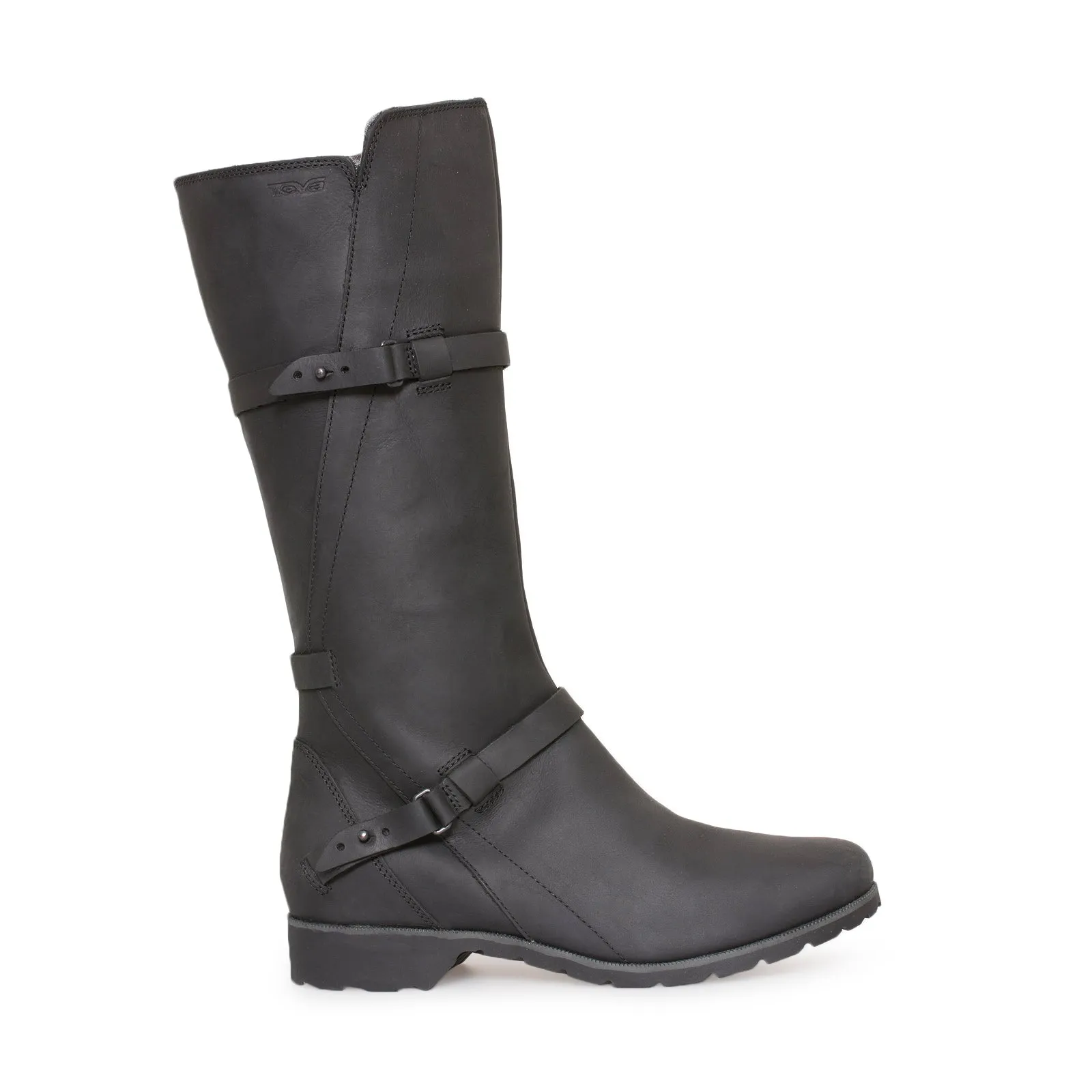 Teva Delavina Tall Black Boots - Women's