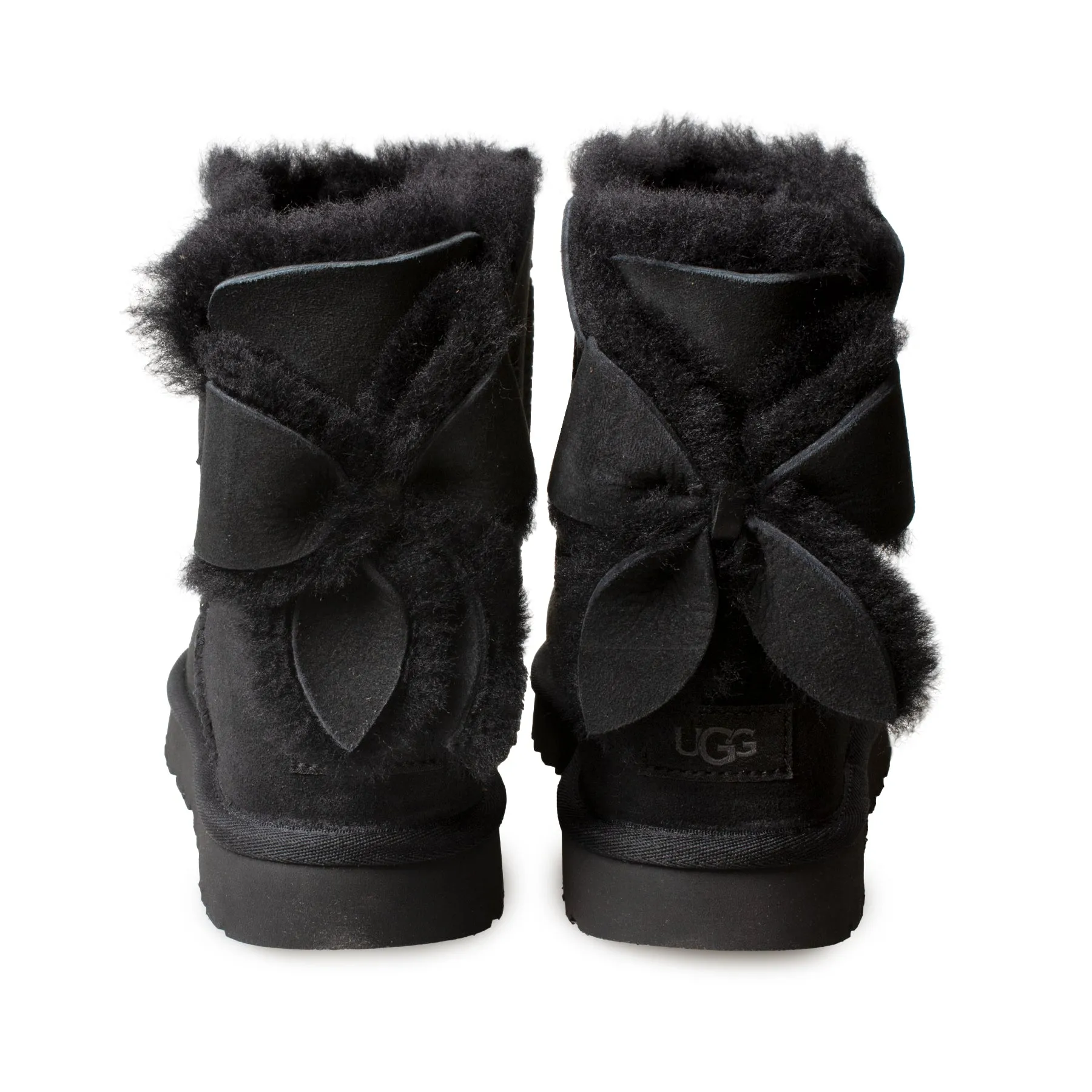 UGG Classic Heritage Bow Black Boots - Women's