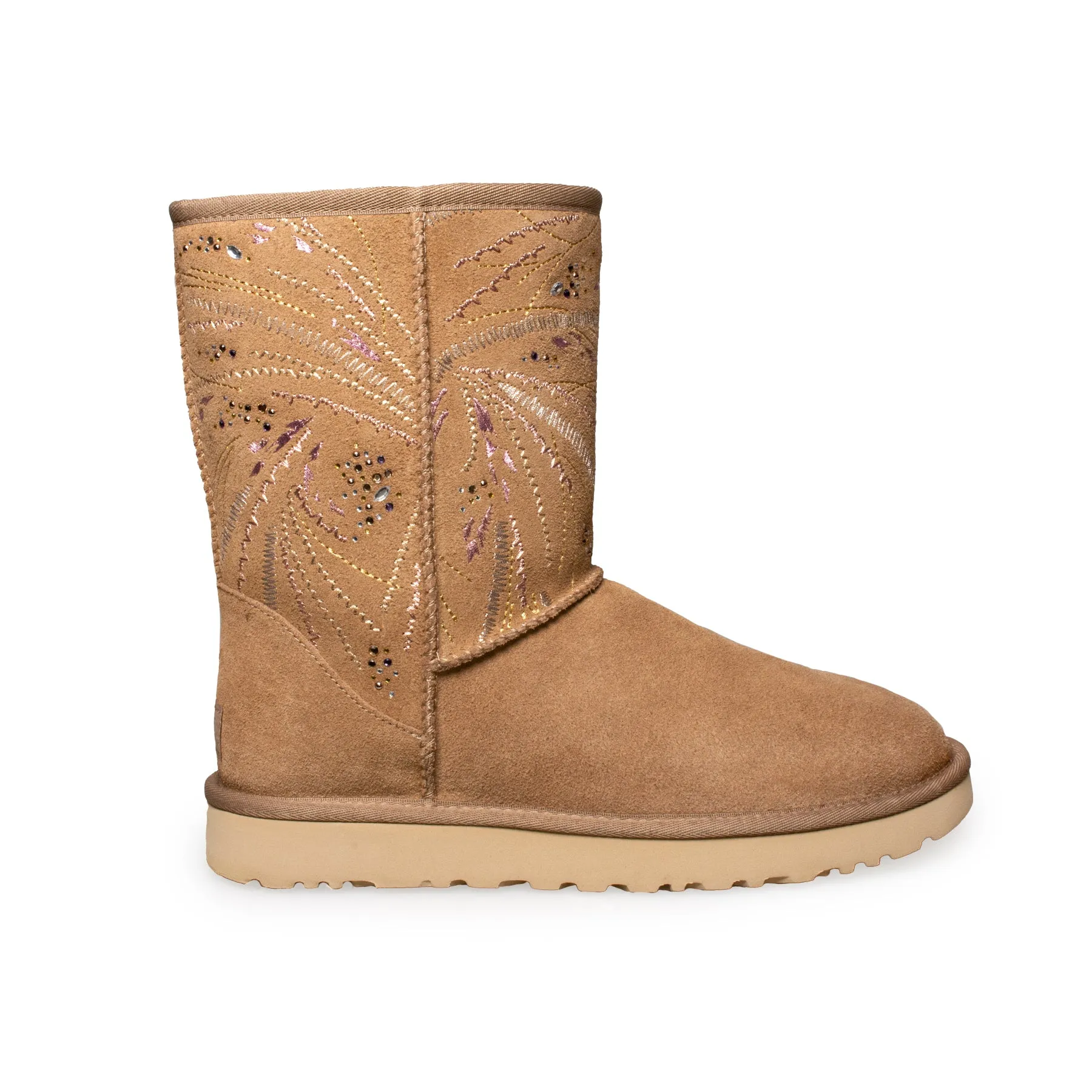 UGG Classic Short Gold Burst Beachwood Boots - Women's