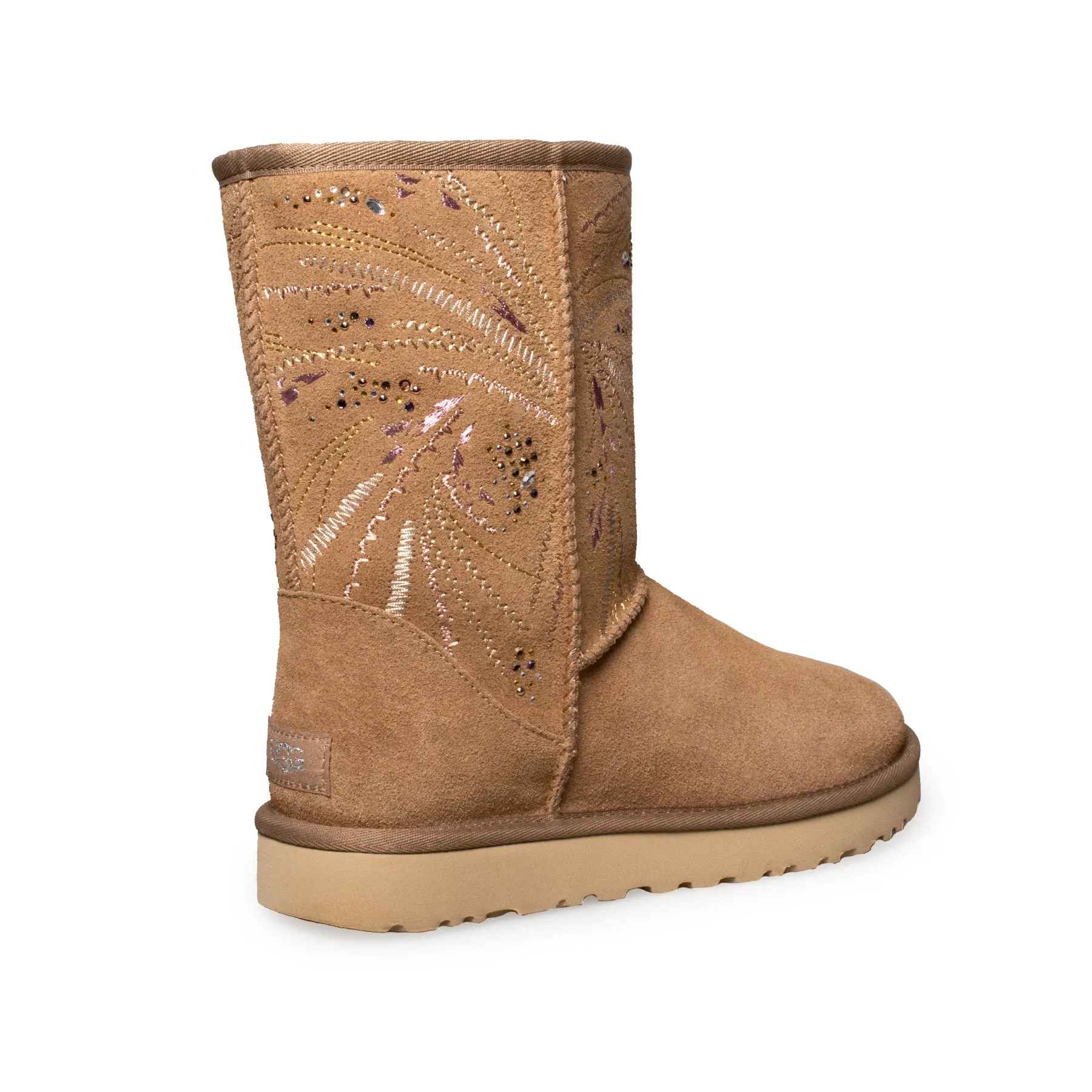 UGG Classic Short Gold Burst Beachwood Boots - Women's