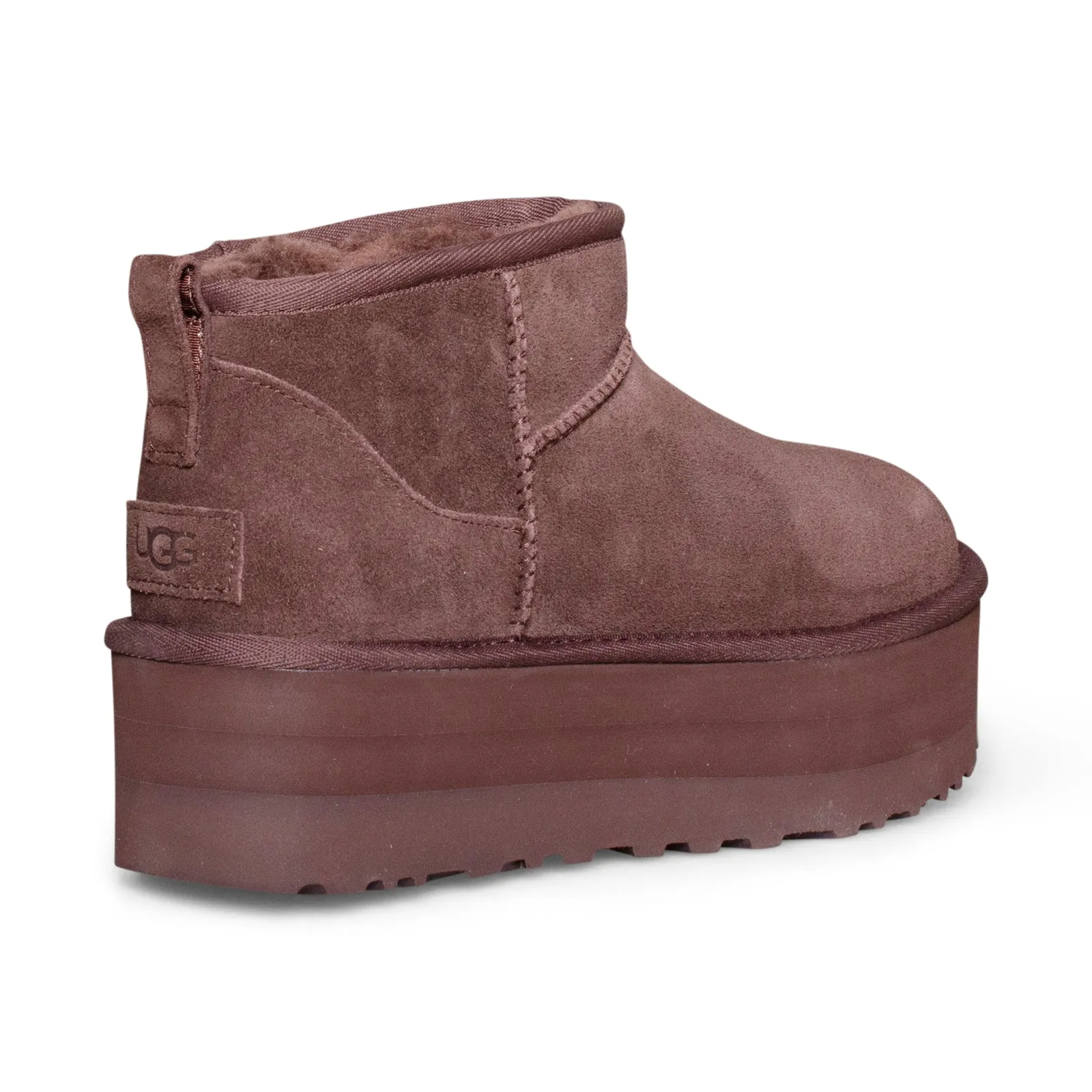 UGG Classic Ultra Mini Platform Burnt Cedar Boots - Women's