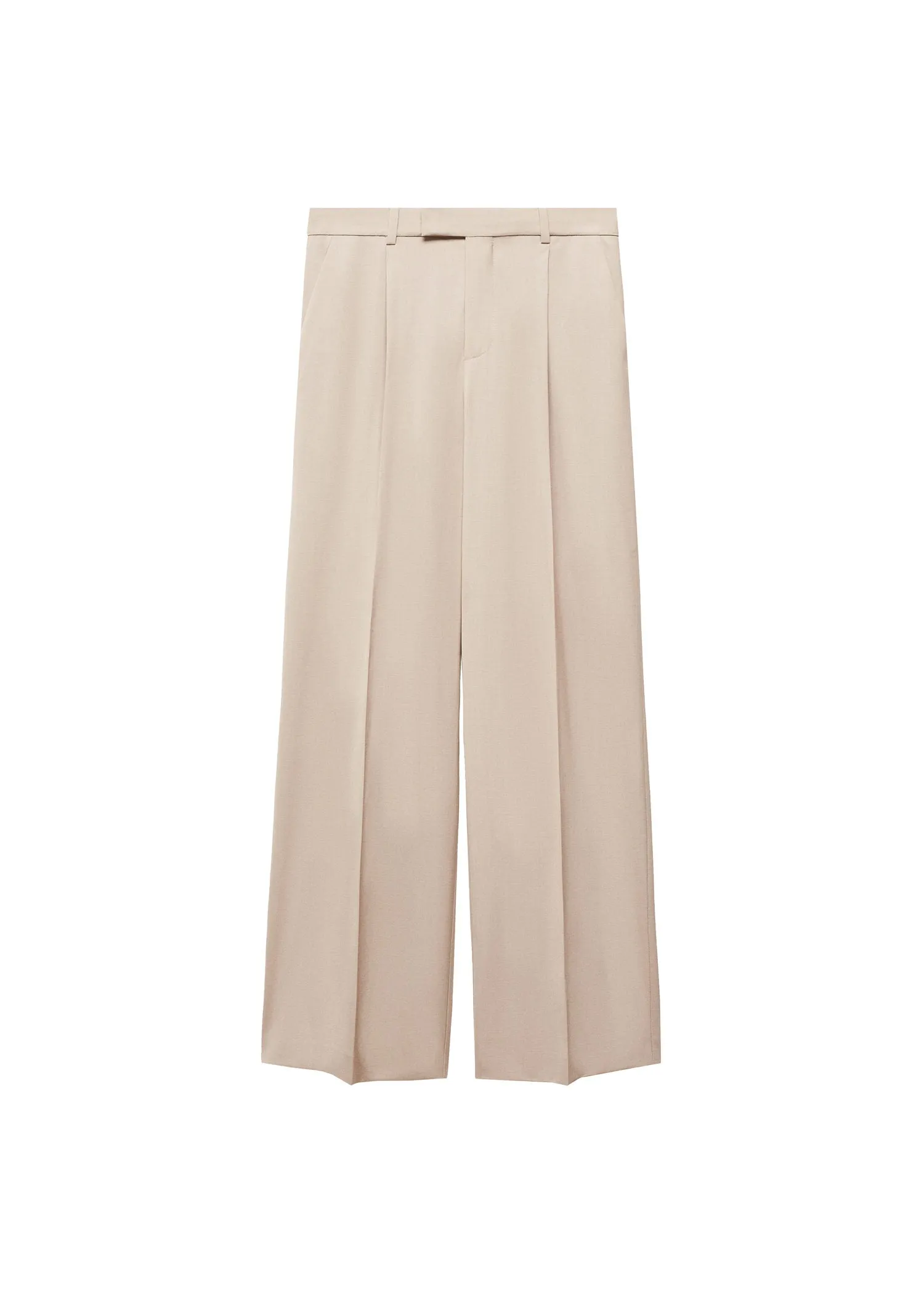 wide leg suit trousers