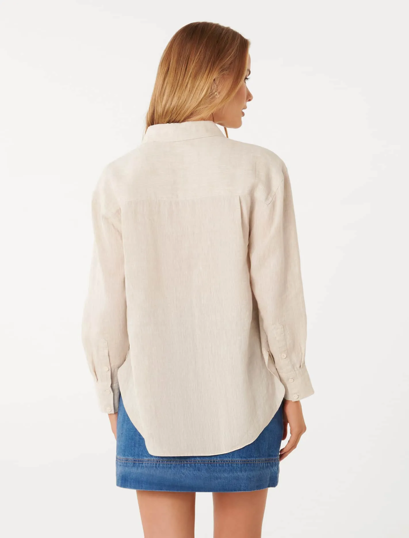 Willa Washed Linen Blend Shirt