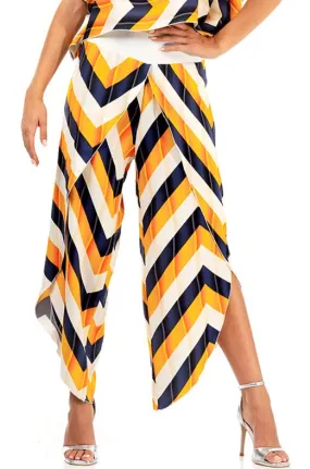 Zig-Zag Striped Wrap Tango Pants